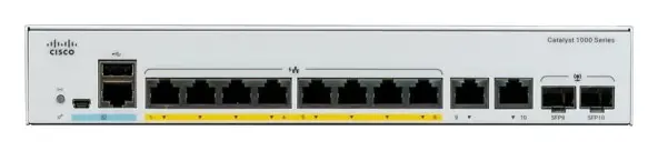 Cisco C1000-8FP-E-2G-L 8 Port Gigabit PoE+ 2x1G SFP Yönetilebilir Switch