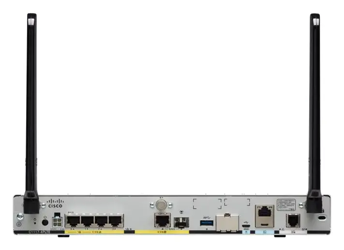 Cisco C1117-4PW ISR 1000 4 Port GE LAN Wi-Fi VDSL/ADSL Router — görsel 2