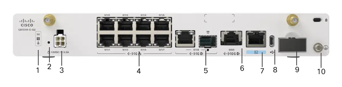Cisco C8151H-C-G2 8100 SD-WAN Secure Router