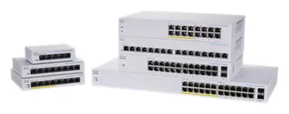 Cisco CBS110-24PP 24 Port Gigabit PoE+ 2x1G SFP Yönetilemez Switch