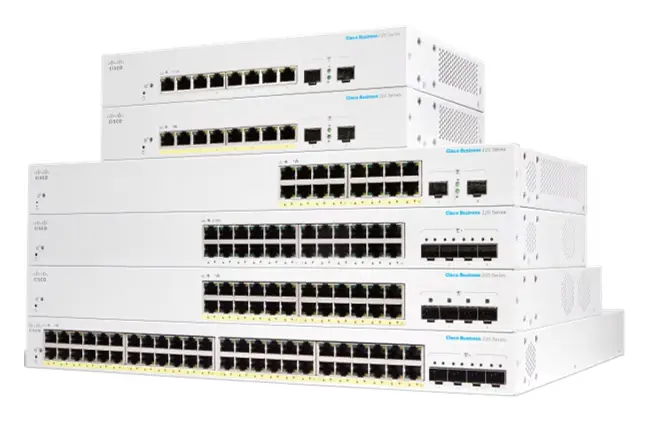 Cisco CBS220-24P-4G 24 Port Gigabit PoE+ 4x1G SFP Akıllı Yönetilebilir Switch