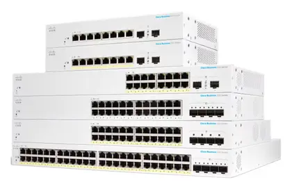 Cisco CBS220-8FP-E-2G 8 Port Gigabit PoE+ 2x1G SFP Akıllı Yönetilebilir Switch
