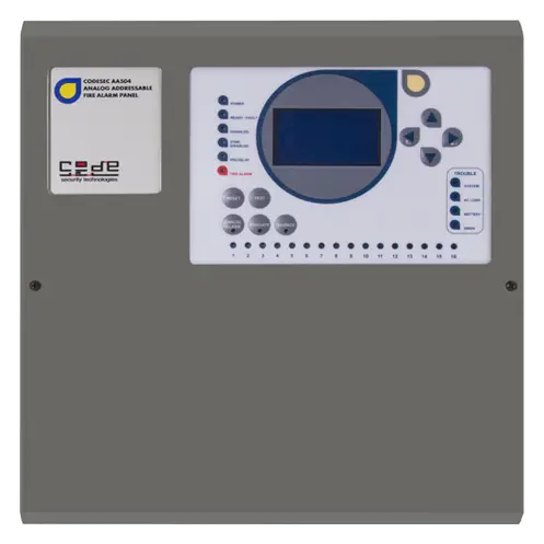 Codesec AA504 1-4 Çevrim Adresli Akıllı Yangın Alarm Paneli