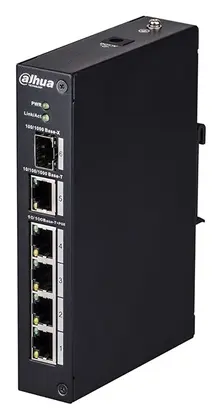 Dahua PFS3106-4P-60 4 Port Endüstriyel PoE Switch