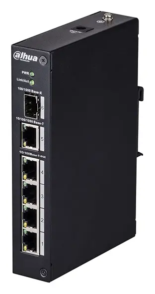 Dahua PFS3206-4P-120 4 Port Endüstriyel PoE Switch