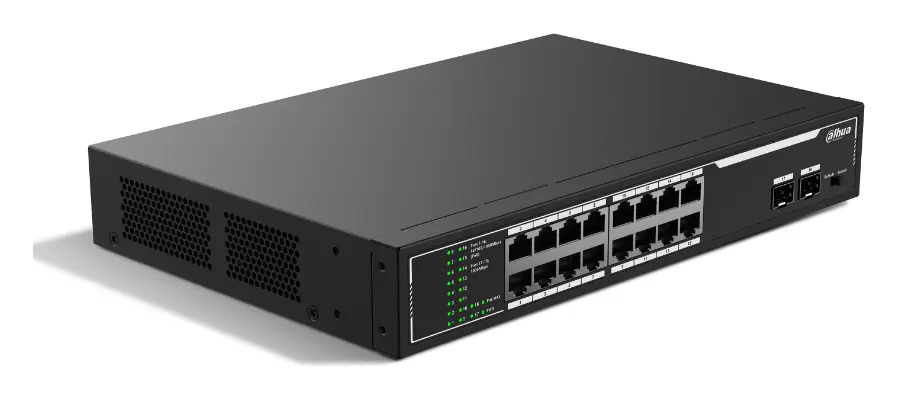 Dahua SG1018LP-2F 18 Port 16 PoE Gigabit PoE Switch