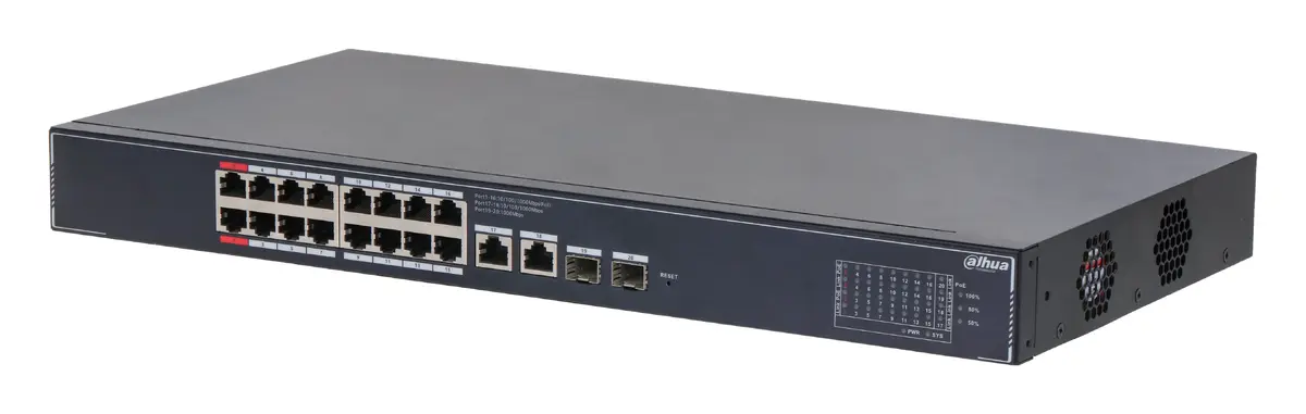 Dahua SG4020LP 20 Port 16 PoE Gigabit Cloud PoE Switch