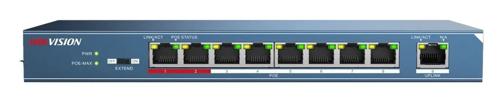 Hikvision DS-3E0109P-E 8 Port PoE Switch