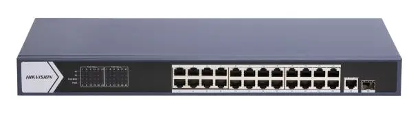 Hikvision DS-3E0526P-E (B) 24 Port Gigabit PoE Switch