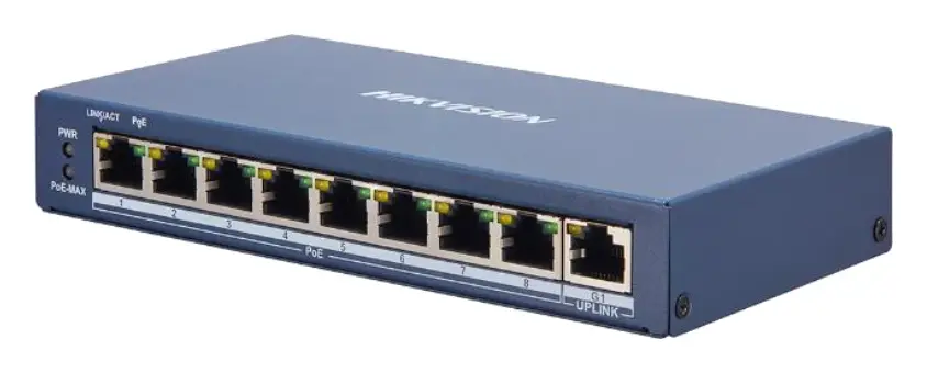 Hikvision DS-3E1309P-EI 8 Port PoE Switch — görsel 2