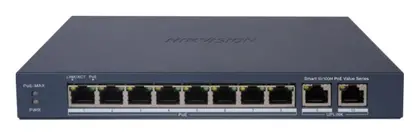 Hikvision DS-3E1310P-EI/M 8 Port Fast Ethernet Smart PoE Switch