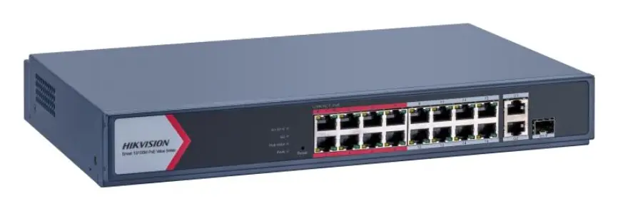 Hikvision DS-3E1318P-EI/M HOT 16 Port Fast Ethernet Smart PoE Switch