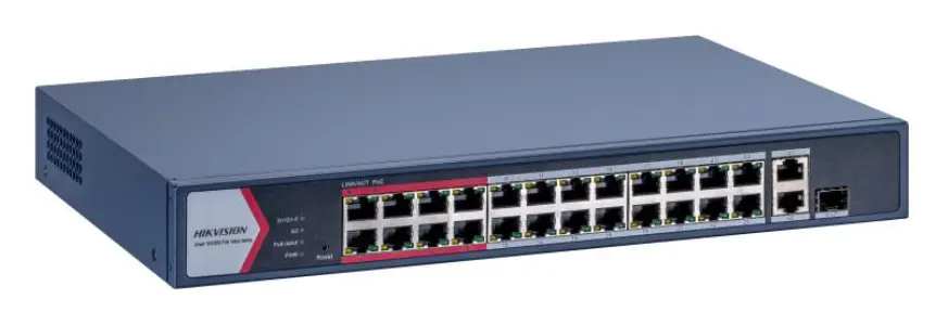 Hikvision DS-3E1326P-EI/M 24 Port Fast Ethernet Smart PoE Switch