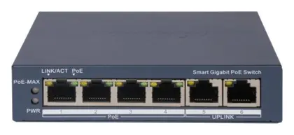 Hikvision DS-3E1506P-EI 4 Port Gigabit Smart PoE Switch