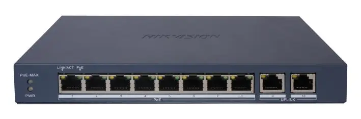 Hikvision DS-3E1510P-EI/M(B) 8 Port Gigabit Smart PoE Switch