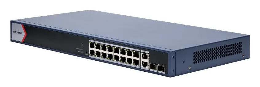 Hikvision DS-3E1520P-EI 16 Port Gigabit PoE Switch — görsel 4