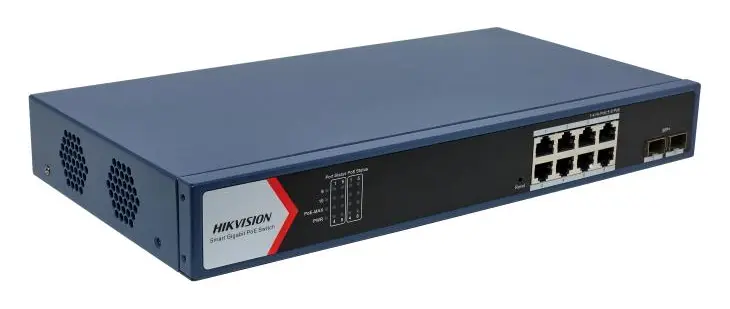 Hikvision DS-3E1710HP-EI 8 Port Gigabit PoE Switch — görsel 3
