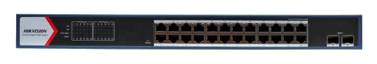 Hikvision DS-3E1726HP-EI 24 Port Gigabit PoE Switch — görsel 2
