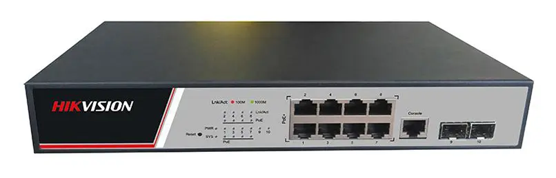 Hikvision DS-3E2510P 8 Port PoE Switch