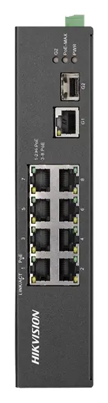 Hikvision DS-3T0310HP-E/HS 8 Port Gigabit Yönetilebilir PoE Switch