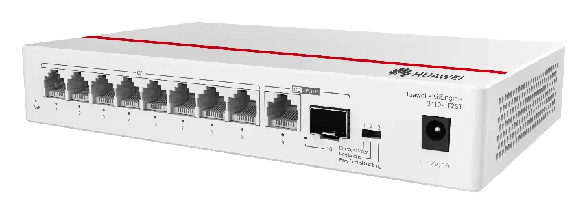 Huawei S110-8T2ST 9 Port Gigabit 1xSFP Yönetilebilir Switch — görsel 2