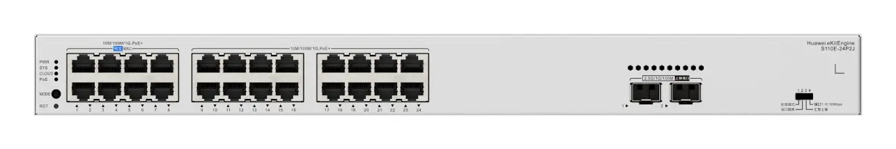 Huawei S110E-24LP2J 24 Port Gigabit PoE+ PoE Switch
