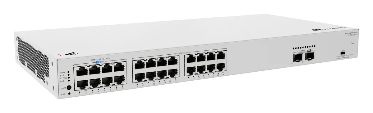 Huawei S110E-24LP2J 24 Port Gigabit PoE+ PoE Switch — görsel 2