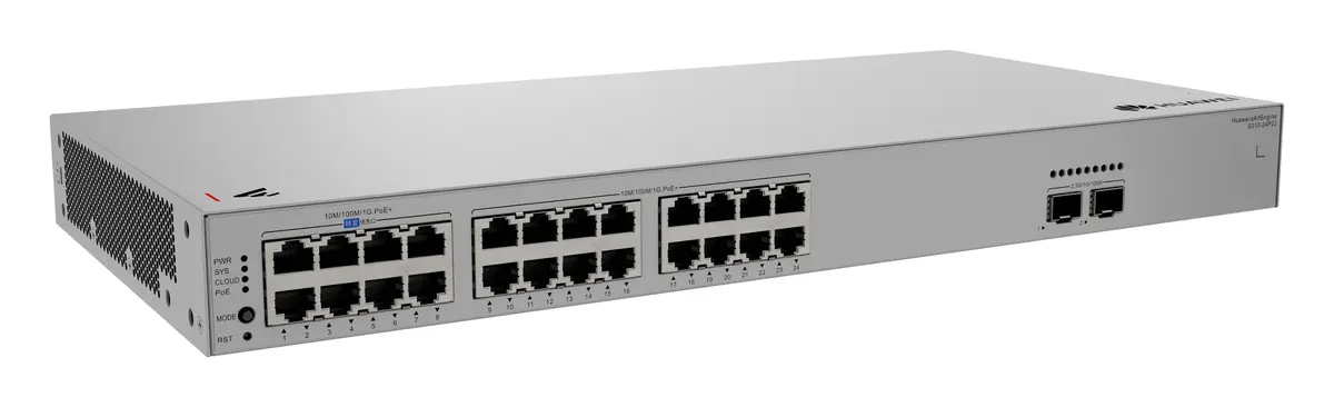 Huawei S210-24P2J 24 Port Gigabit PoE+ PoE Switch — görsel 2