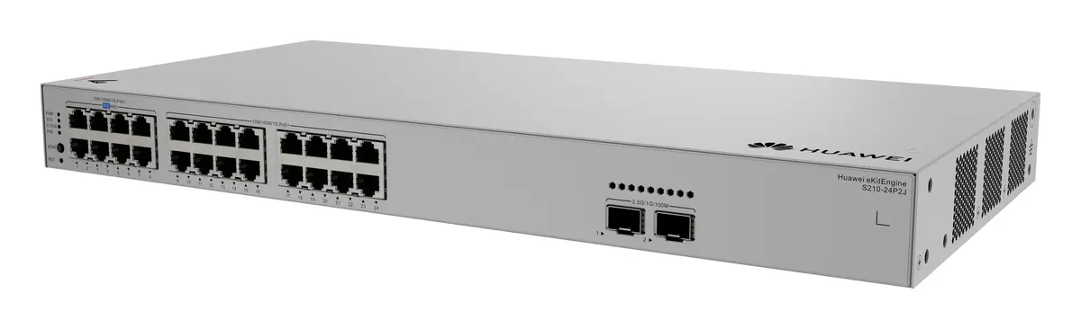 Huawei S210-24P2J 24 Port Gigabit PoE+ PoE Switch — görsel 3