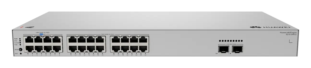 Huawei S210-24P2J 24 Port Gigabit PoE+ PoE Switch — görsel 4