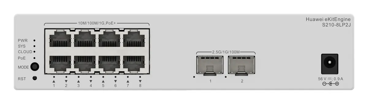 Huawei S210-8LP2J 8 Port Gigabit PoE+ PoE Switch