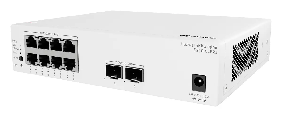 Huawei S210-8LP2J 8 Port Gigabit PoE+ PoE Switch — görsel 3