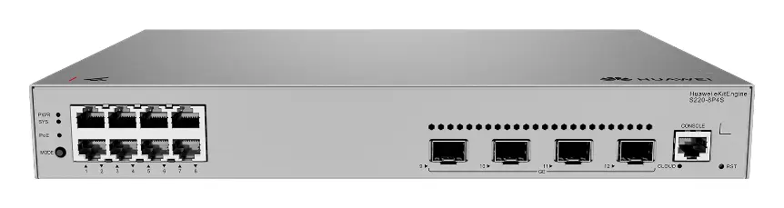Huawei S220-8P4S 8 Port Gigabit 4xSFP PoE+ PoE Switch — görsel 4