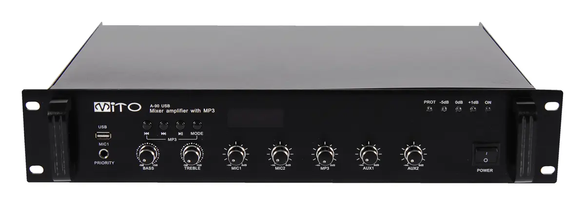 Mito A90 USB 110W 100V Mikser Amfi — görsel 3