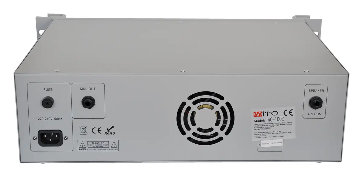 Mito AC 100E 100W Mikser Amfi — görsel 2