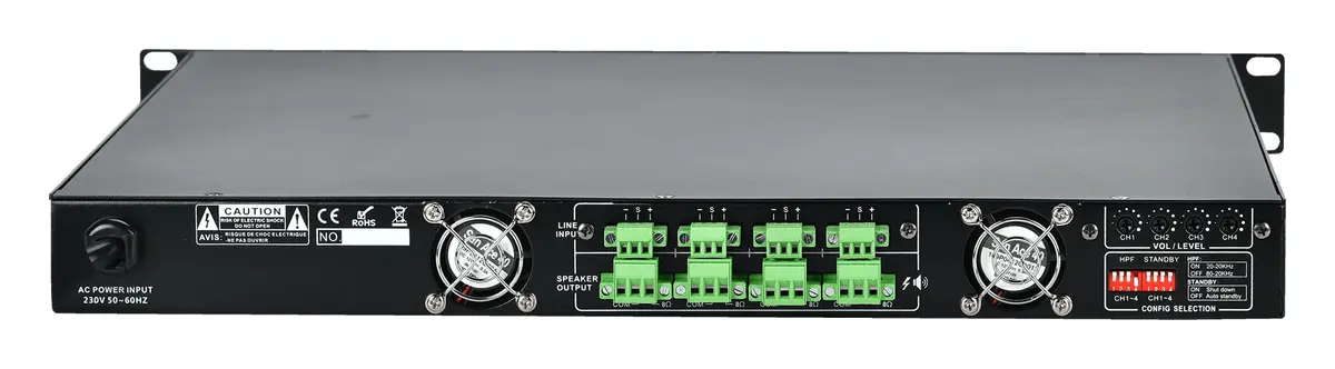Mito DA 4000-1 4x150W 100V Power Amfi — görsel 4
