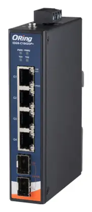 ORing IDGS-C1042GP+ 6 Port Multi-Giga Switch ve 4x 2.5GbE + 2x 1G/10G SFP socket Endüstriyel Yönetilemez Switch