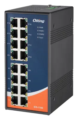 ORing IES-1160 16FE Endüstriyel Yönetilemez Switch