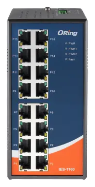 ORing IES-1160 16FE Endüstriyel Yönetilemez Switch — görsel 2