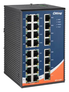 ORing IES-1240 24FE Unmnaged Endüstriyel Yönetilemez Switch — görsel 3