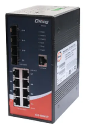 ORing IGS-9084GP 8GE + 4G SFP Endüstriyel Yönetilebilir Switch