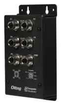 ORing TES-250-M12 EN50155 5 Port lite-Yönetilebilir Ethernet switch ve 5x10/100Base-T(X), M12 konnektör EN50155 Demiryolu Switch