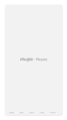 Reyee RG-APF1250 Wi-Fi 5 AC1200 Çift Bant e-Lighten Fiber Duvar Tipi Access Point