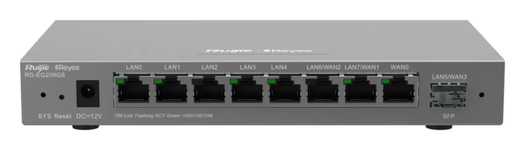 Reyee RG-EG209GS 9 Port Gigabit Bulut Yönetimli Router görsel 2