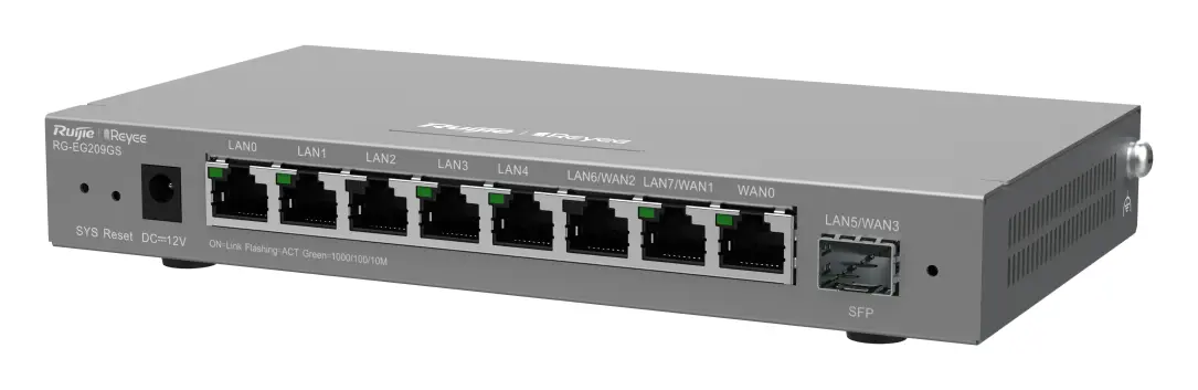 Reyee RG-EG209GS 9 Port Gigabit Bulut Yönetimli Router görsel 3