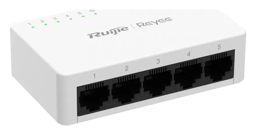 Reyee RG-ES05F 5 Port Fast Ethernet Yönetilemez Switch — görsel 4