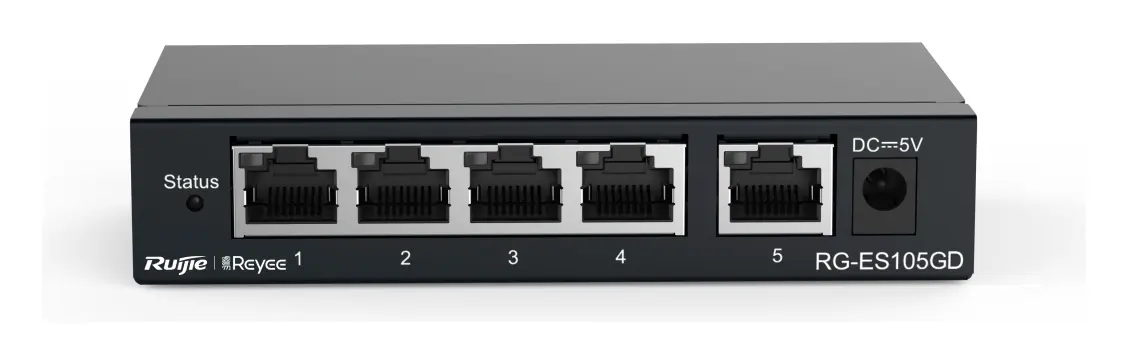 Reyee RG-ES105GD 5 Port Gigabit Yönetilemez Switch — görsel 2