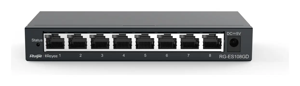 Reyee RG-ES108GD 8 Port Gigabit Yönetilemez Switch — görsel 2
