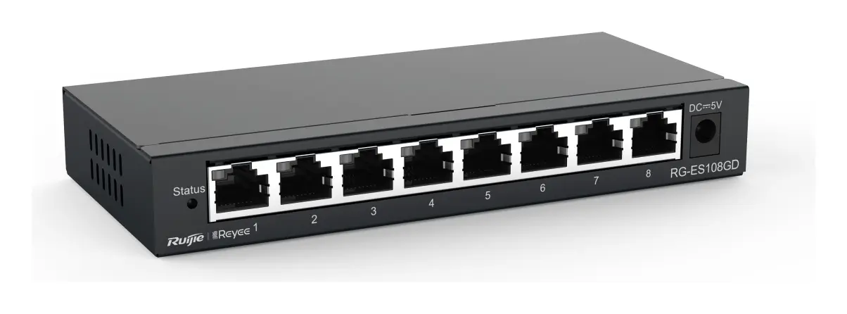 Reyee RG-ES108GD 8 Port Gigabit Yönetilemez Switch — görsel 3