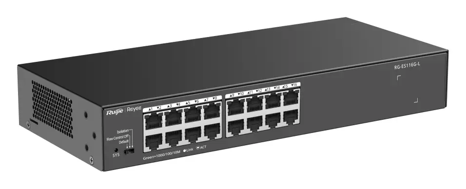 Reyee RG-ES116G-L 16 Port Gigabit Yönetilemez Switch görsel 4